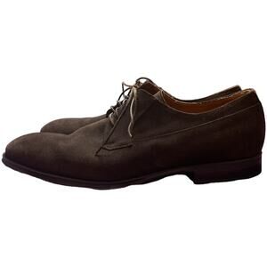 Aquatalia Brown Suede Oxford Lace Up Weatherproof Shoes Men's Size 13